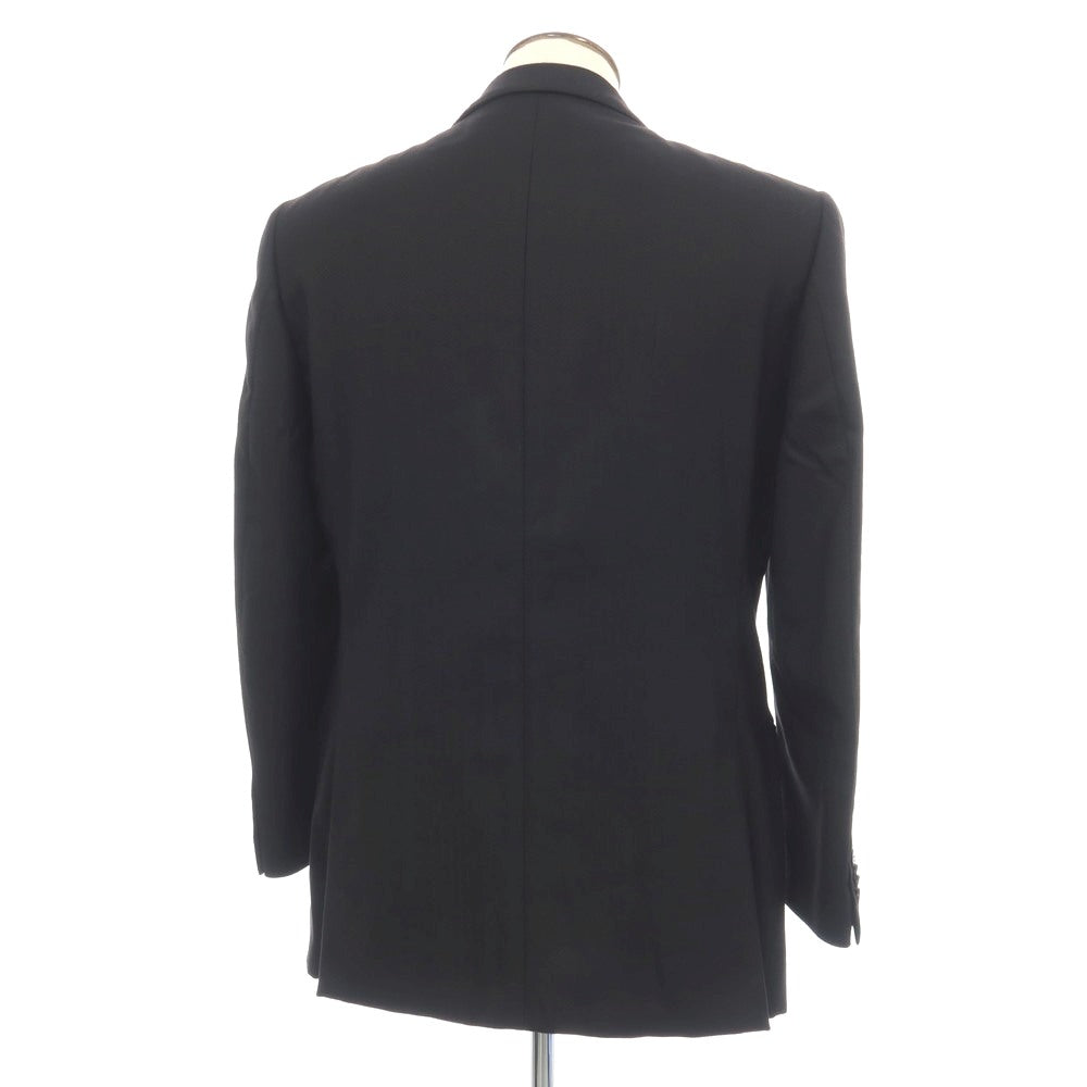 【中古】ジーゼニア Z Zegna ウール 2つボタン テーラードジャケット ブラック【サイズ50】【 状態ランクB 】【 メンズ 】