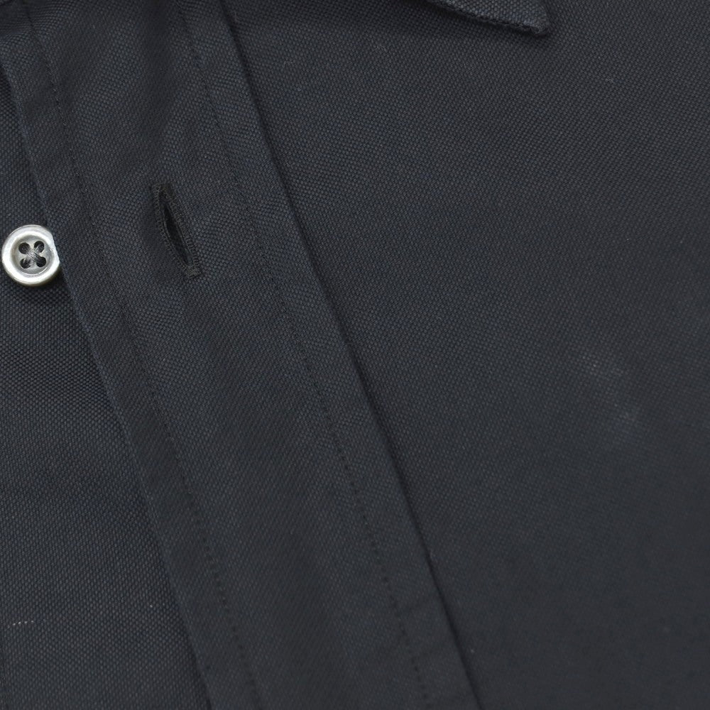 【中古】エルメネジルドゼニア Ermenegildo Zegna コットン ドゥエボットーニ ボタンダウン ドレスシャツ ダークネイビー【サイズ41】【 状態ランクC 】【 メンズ 】