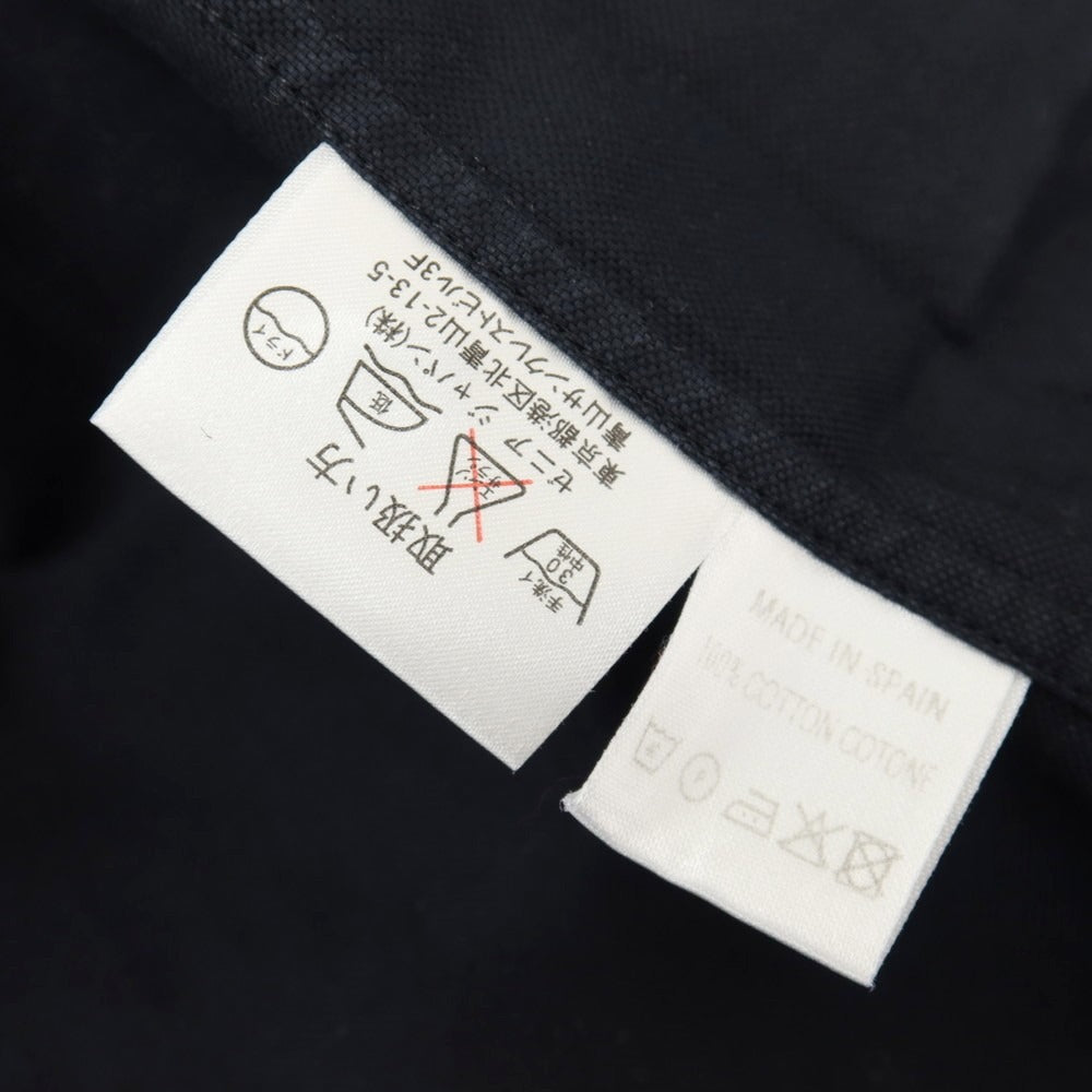 【中古】エルメネジルドゼニア Ermenegildo Zegna コットン ドゥエボットーニ ボタンダウン ドレスシャツ ダークネイビー【サイズ41】【 状態ランクC 】【 メンズ 】