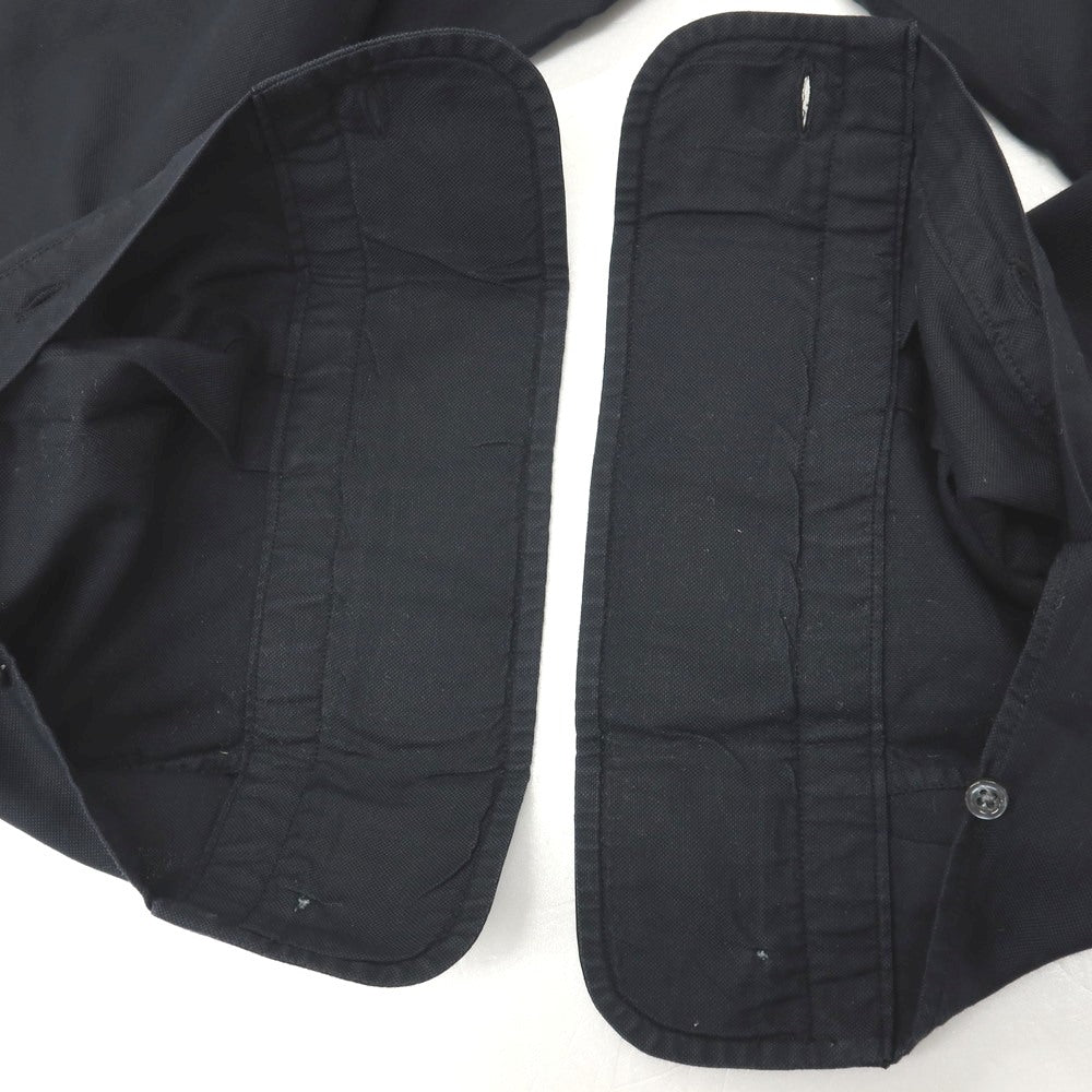 【中古】エルメネジルドゼニア Ermenegildo Zegna コットン ドゥエボットーニ ボタンダウン ドレスシャツ ダークネイビー【サイズ41】【 状態ランクC 】【 メンズ 】