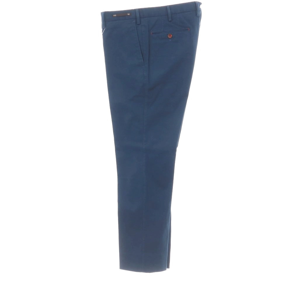 【中古】ピーティーゼロウーノ PT01 Paisley Chino ストレッチ コットン カジュアルスラックスパンツ ダックブルー【サイズ52】【 状態ランクC 】【 メンズ 】