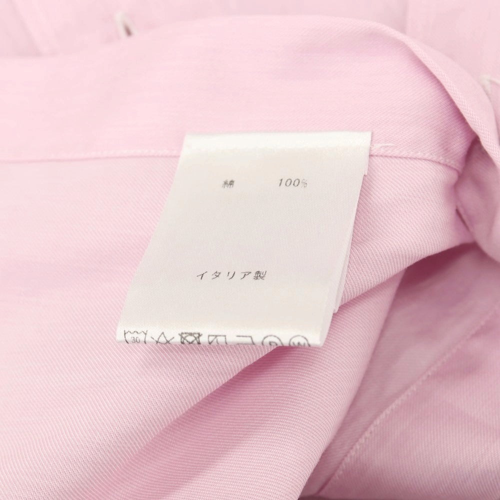 【中古】フィナモレ Finamore コットン ホリゾンタルカラー カジュアルシャツ ピンク【サイズ39】【 状態ランクA 】【 メンズ 】