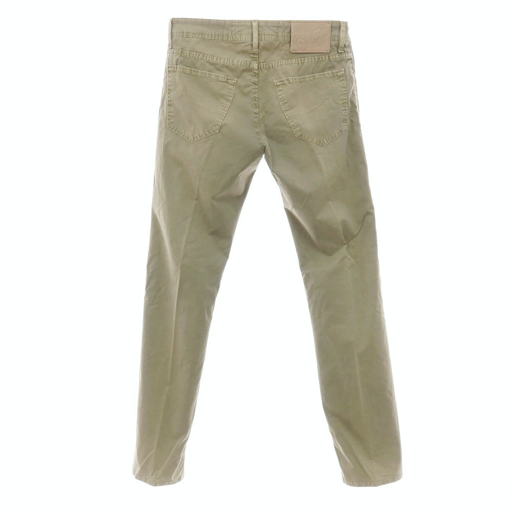 【中古】ヤコブコーエン JACOB COHEN PW622 ストレッチ コットン 5ポケットパンツ ライトオリーブ【サイズ31】【 状態ランクB 】【 メンズ 】