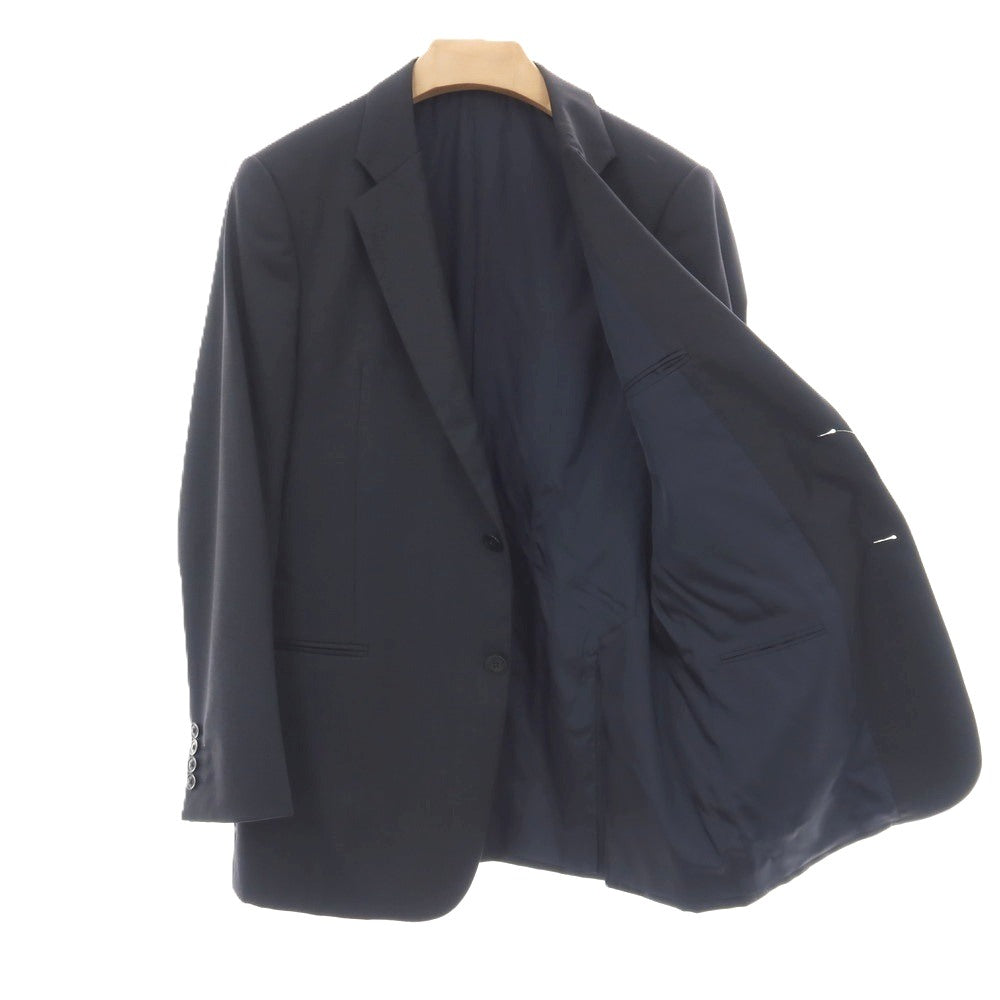 【中古】アルマーニ コレッツォーニ ARMANI COLLEZIONI ウール 2つボタンスーツ ネイビー【サイズ50/ R】【 状態ランクC 】【 メンズ 】