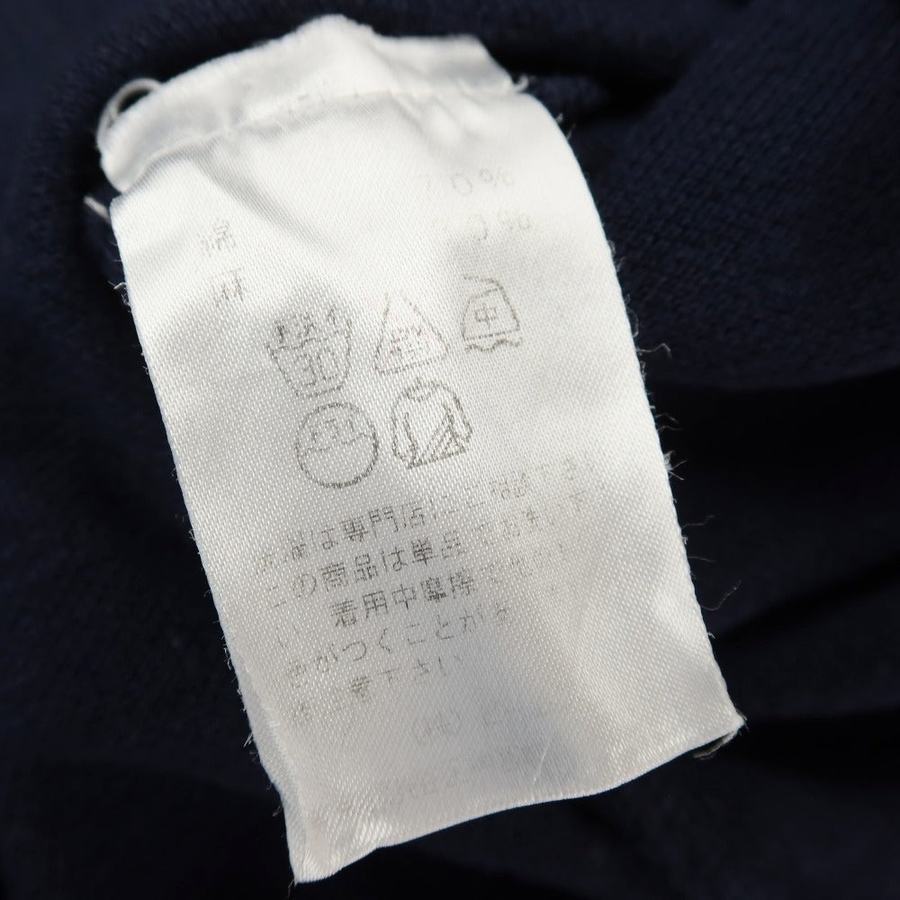 【中古】ブリッラ ペル イル グスト Brilla per il gusto コットンリネン 鹿の子 半袖ポロシャツ ネイビー【サイズL】【 状態ランクC 】【 メンズ 】