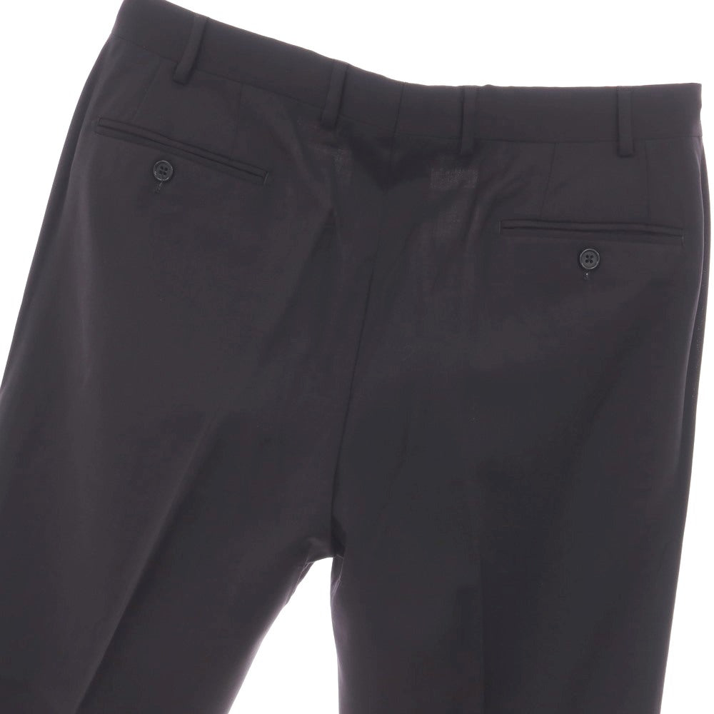 【中古】アルマーニ コレッツォーニ ARMANI COLLEZIONI ウール ドレススラックスパンツ ダークネイビー【サイズ50】【 状態ランクB 】【 メンズ 】