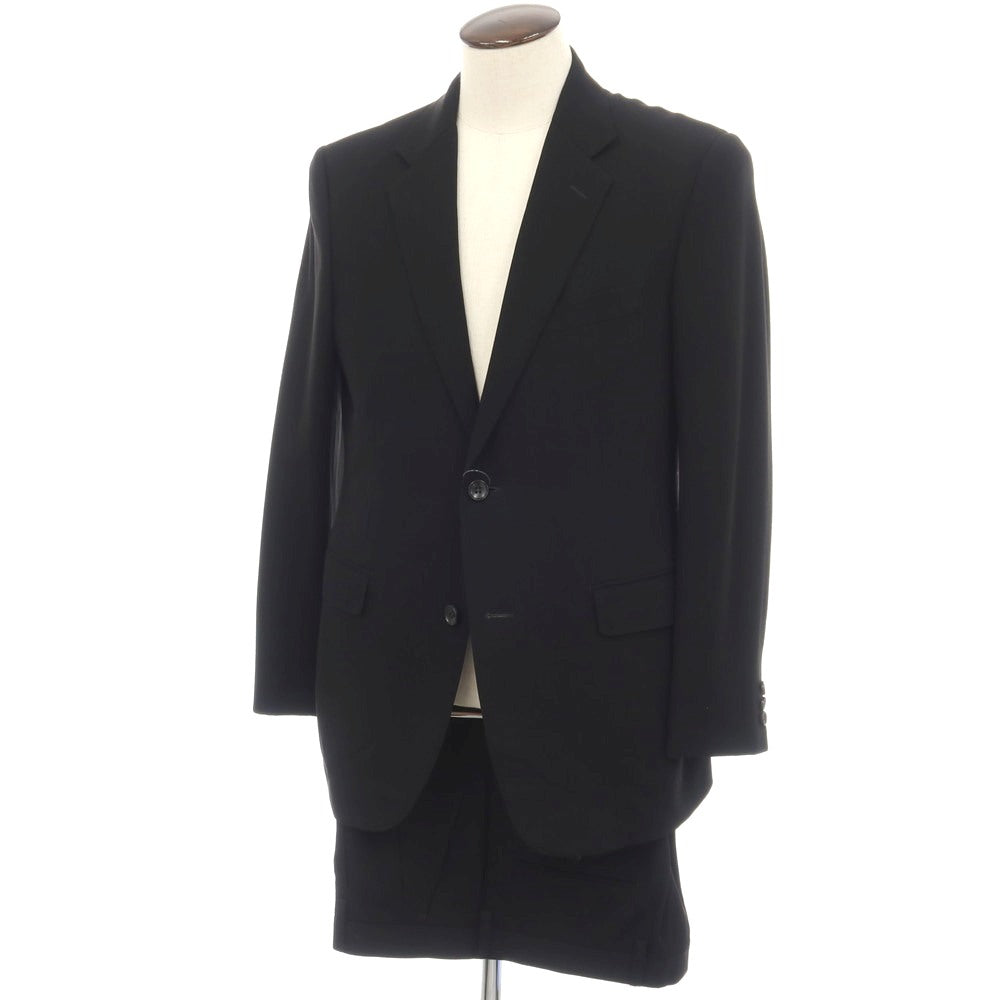 【中古】イッセイミヤケ メン ISSEY MIYAKE MEN ウール 2つボタンスーツ ブラック【サイズ3】【 状態ランクC 】【 メンズ 】