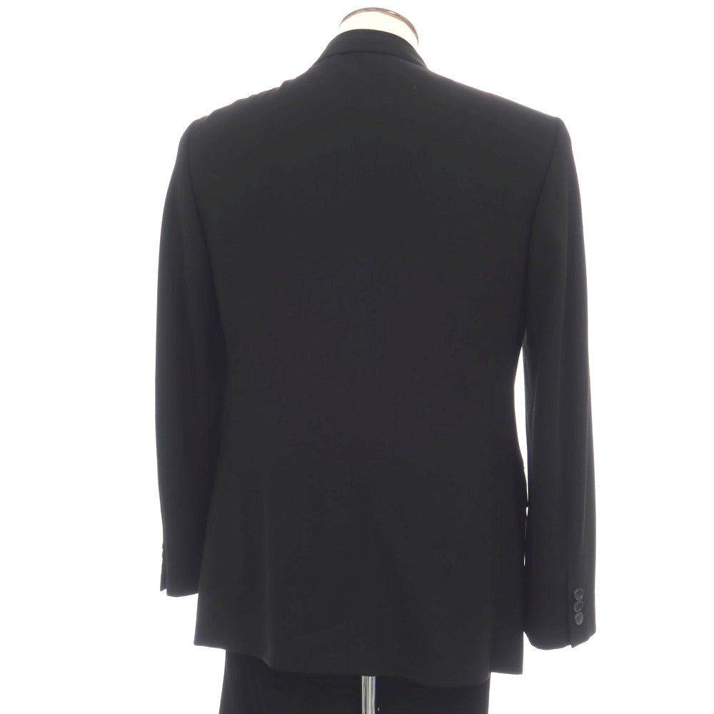 【中古】イッセイミヤケ メン ISSEY MIYAKE MEN ウール 2つボタンスーツ ブラック【サイズ3】【 状態ランクC 】【 メンズ 】
