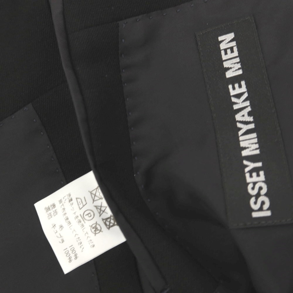 【中古】イッセイミヤケ メン ISSEY MIYAKE MEN ウール 2つボタンスーツ ブラック【サイズ3】【 状態ランクC 】【 メンズ 】