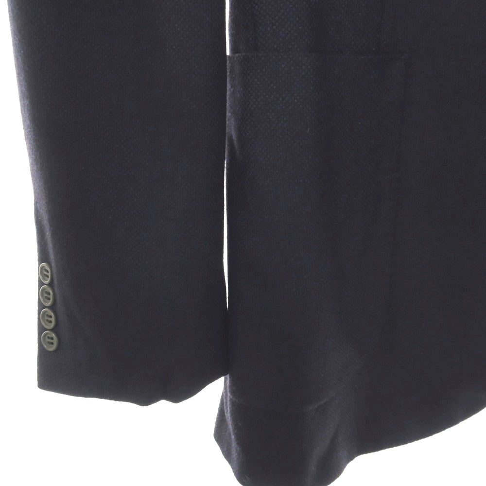 【中古】キートン Kiton カシミヤ 2つボタン テーラードジャケット ネイビー【サイズ48 DropR7】【 状態ランクC 】【 メンズ 】