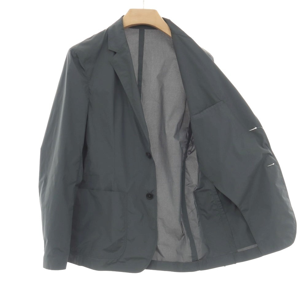 【中古】ジルサンダー JIL SANDER ポリエステル 2B カジュアルジャケット ブルーグレー【サイズ48】【 状態ランクC 】【 メンズ 】