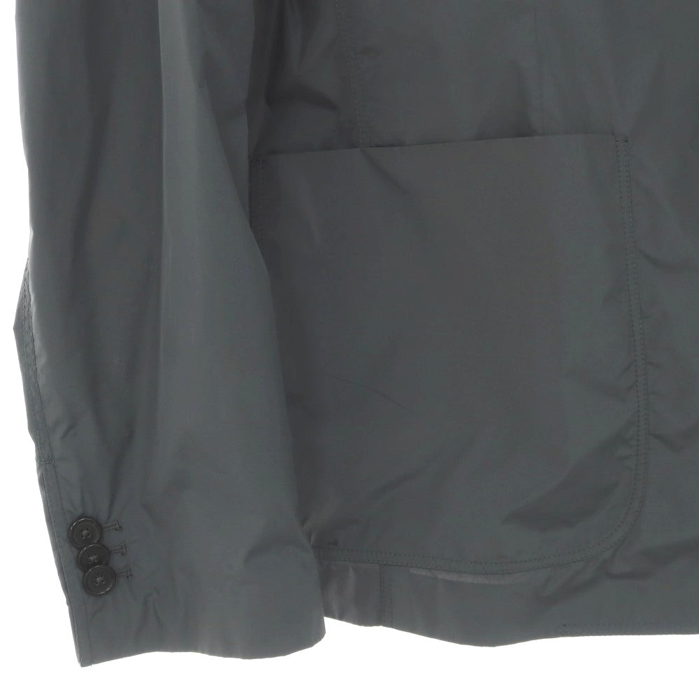 【中古】ジルサンダー JIL SANDER ポリエステル 2B カジュアルジャケット ブルーグレー【サイズ48】【 状態ランクC 】【 メンズ 】