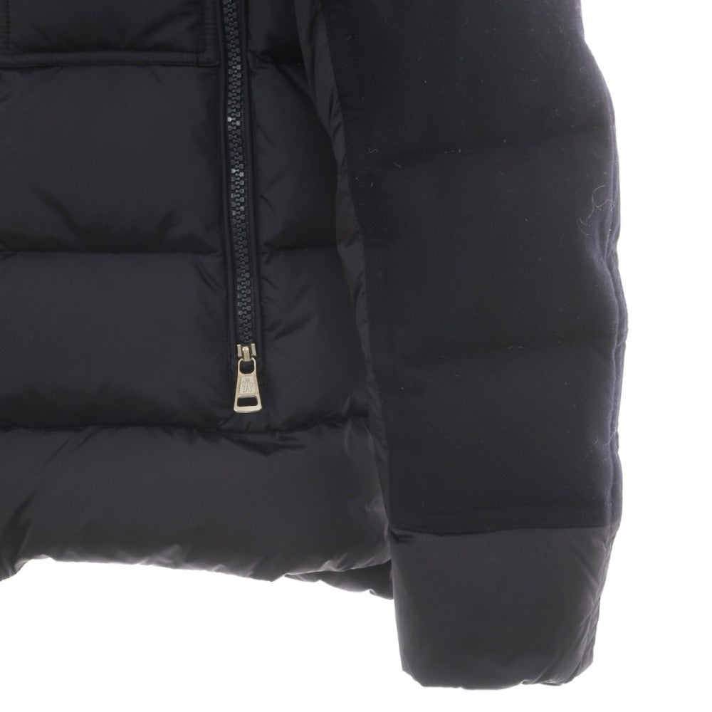 【中古】モンクレール MONCLER DIMIER ナイロン×ウール 切替 ダウンジャケット ネイビー【サイズ2】【 状態ランクC 】【 メンズ 】