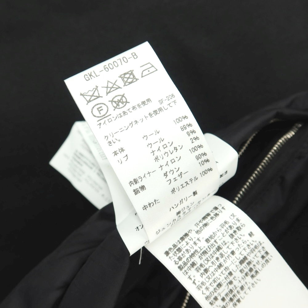【中古】オーエーエムシー OAMC ウール コーチジャケット型 ダウンジャケット ブラック【サイズM】【 状態ランクC 】【 メンズ 】