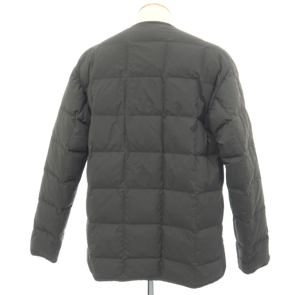 【中古】ジルサンダープラス Jil Sander+ リップストップナイロン キルティング ダウンジャケット グレーグリーン【サイズ44】【 状態ランクC 】【 メンズ 】