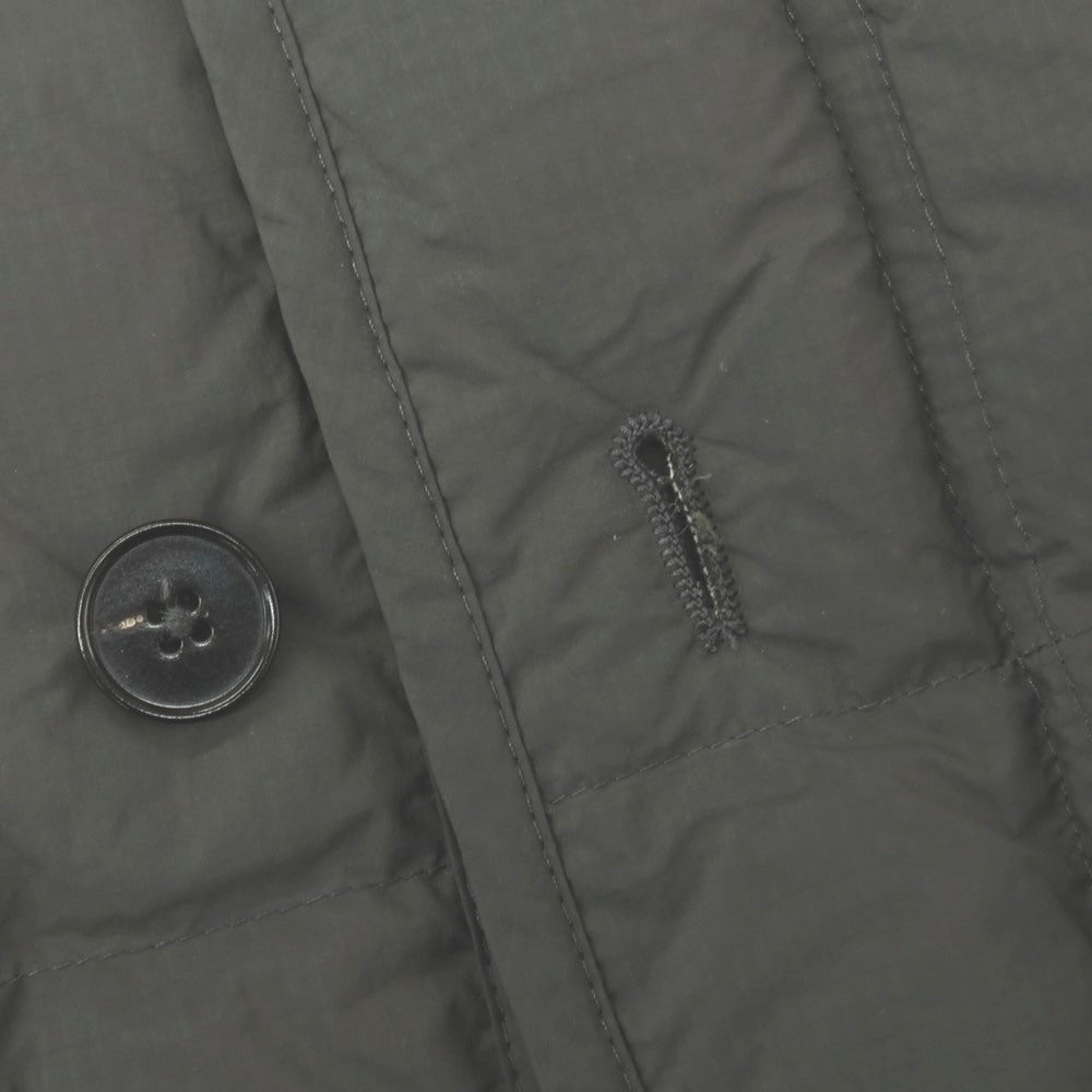 【中古】ジルサンダープラス Jil Sander+ リップストップナイロン キルティング ダウンジャケット グレーグリーン【サイズ44】【 状態ランクC 】【 メンズ 】