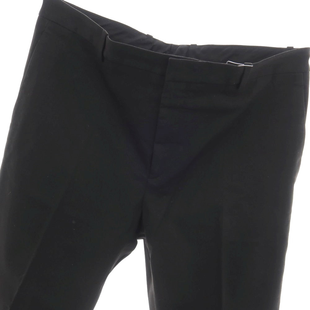 【中古】ジルサンダー JIL SANDER ストレッチ ツイルコットン カジュアルスラックスパンツ ブラック【サイズ50】【 状態ランクB 】【 メンズ 】