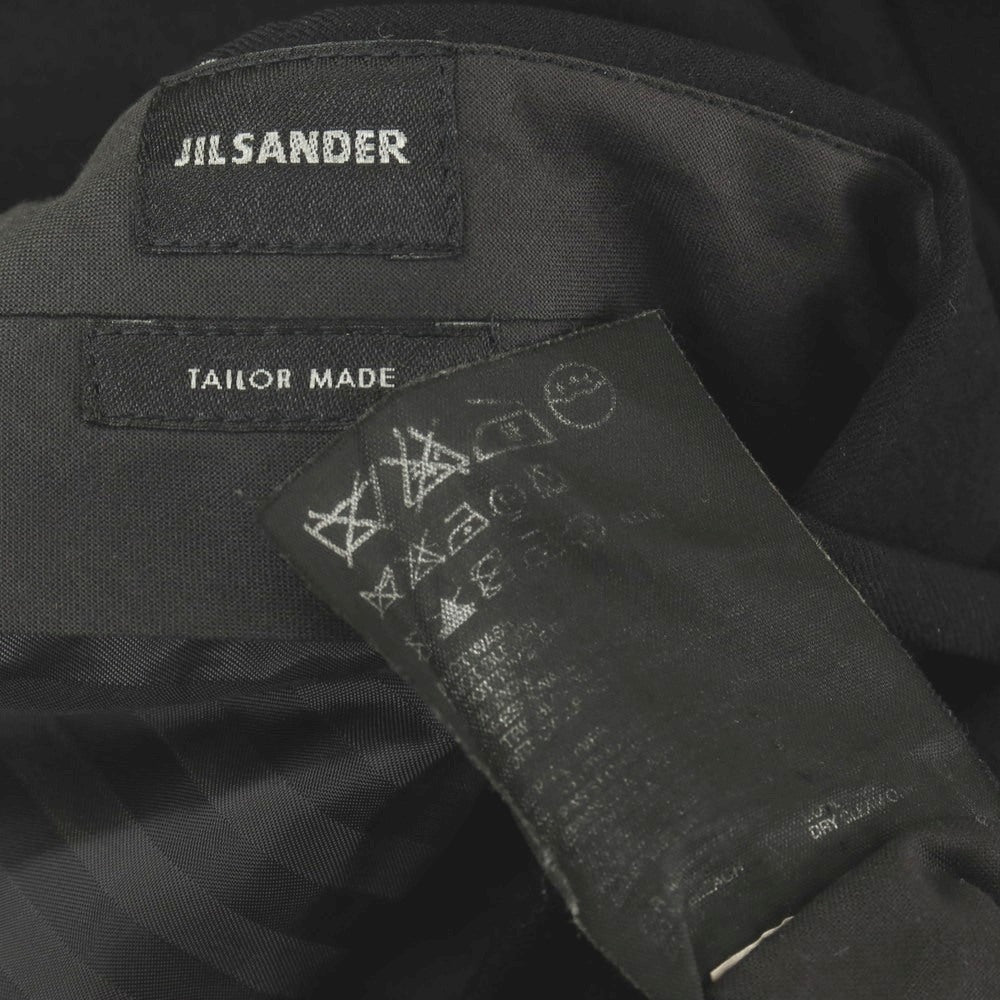 【中古】ジルサンダー JIL SANDER ウール ドレススラックスパンツ ブラック【サイズ50】【 状態ランクC 】【 メンズ 】