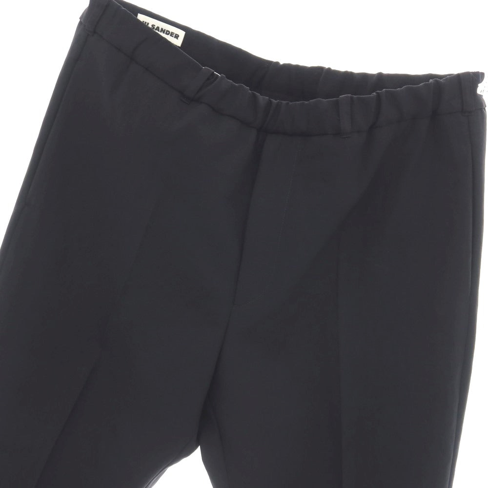 【中古】ジルサンダー JIL SANDER ポリエステル イージースラックスパンツ ネイビー【サイズ48】【 状態ランクB 】【 メンズ 】