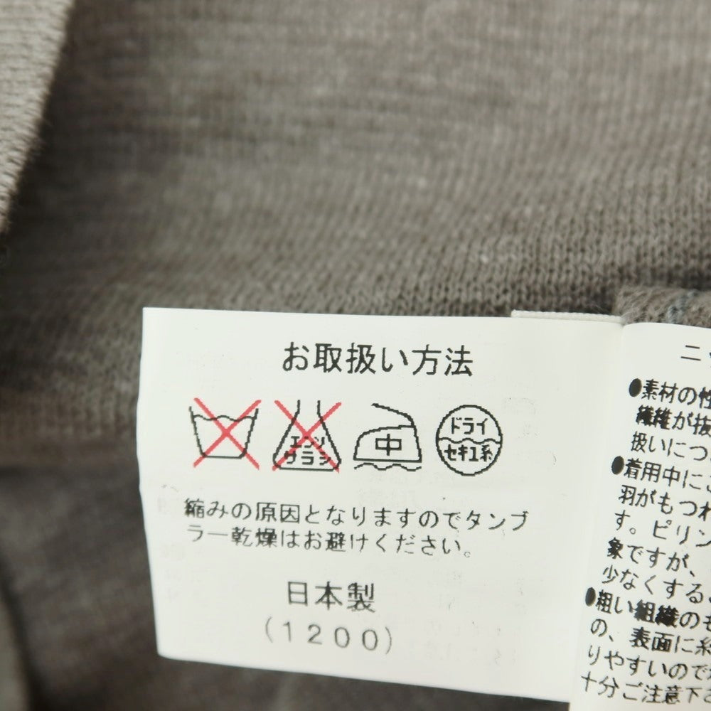 【中古】チャーリーヴァイス CHALIE VICE コットンアクリル クルーネック プルオーバーニット グレー【サイズM】【 状態ランクB 】【 メンズ 】