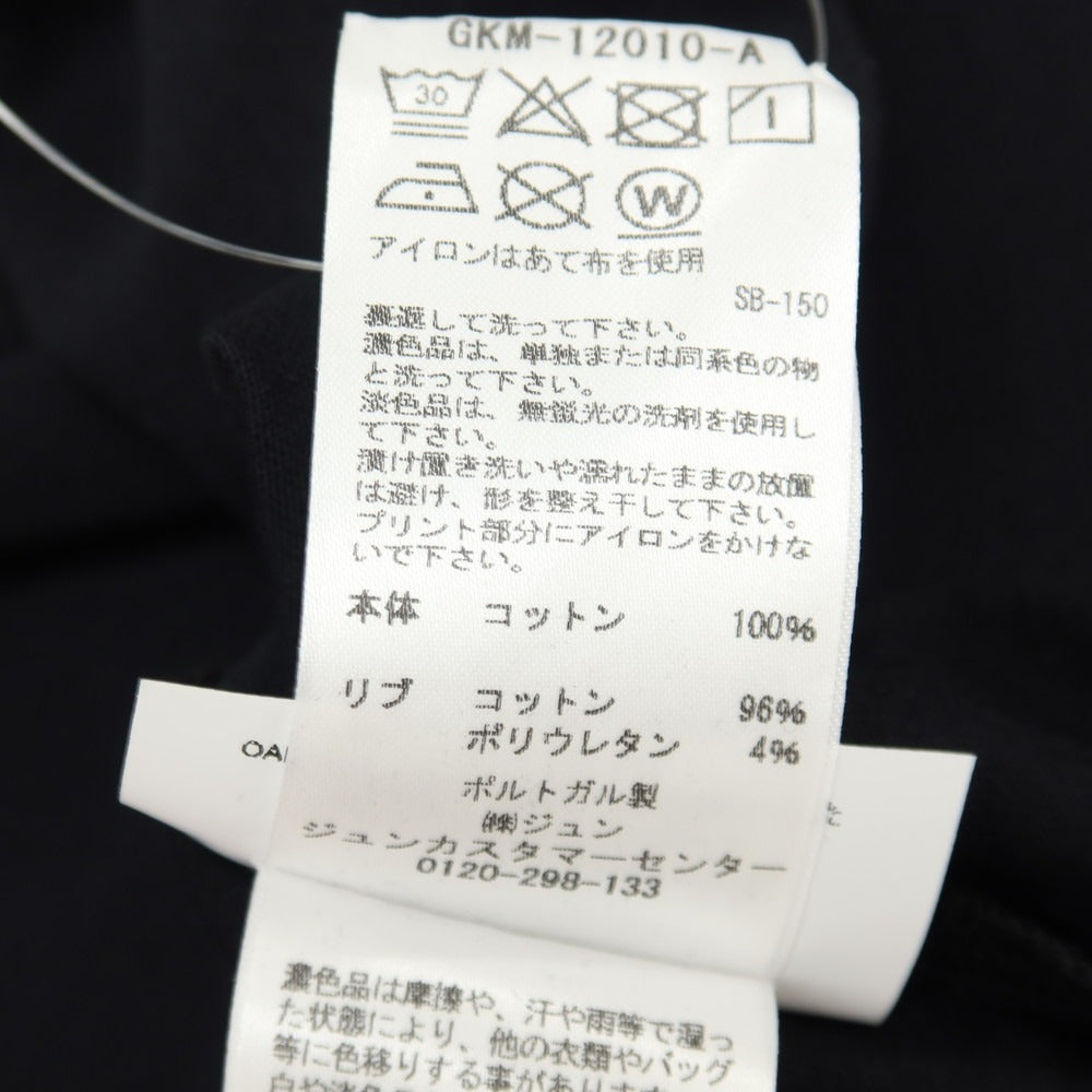 【中古】オーエーエムシー OAMC QUEL SPECTACLE コットン クルーネック 半袖Tシャツ ブラック【サイズL】【 状態ランクA 】【 メンズ 】