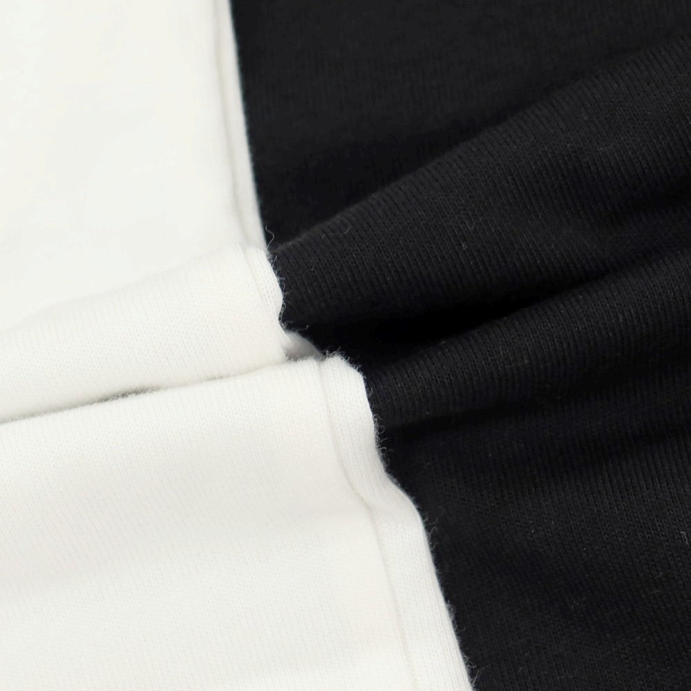 【中古】ビオトープ BIOTOP HANES製 USAコットン モックネック 半袖Tシャツ 2枚セット ブラックxホワイト【サイズM】【 状態ランクA 】【 メンズ 】