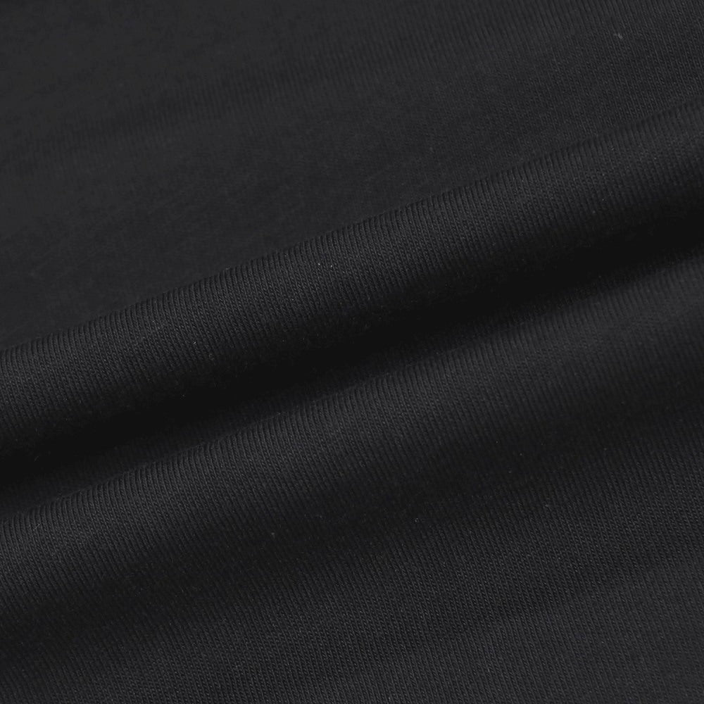 【中古】ジルサンダー JIL SANDER コットン モックネック 半袖Tシャツ ブラック【サイズL】【 状態ランクB 】【 メンズ 】