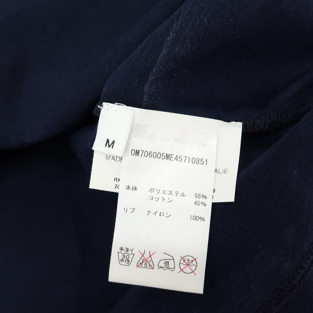 【中古】ジルサンダー JIL SANDER ポリエステルコットン クルーネック 半袖Tシャツ ネイビー【サイズM】【 状態ランクB 】【 メンズ 】