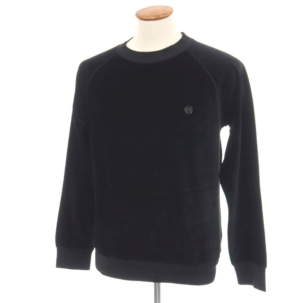 【中古】ヴィクターアンドロルフ ムッシュ VIKTOR & ROLF MONSIEUR コットンナイロンポリウレタン ベロア スウェット ブラック【サイズ46】【 状態ランクB 】【 メンズ 】