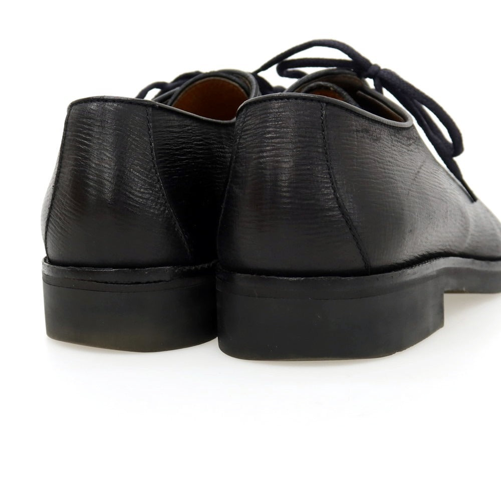 【中古】ジョルジオアルマーニ GIORGIO ARMANI 型押しレザー ドレスシューズ ブラック【サイズ7.5】【 状態ランクB 】【 メンズ 】
