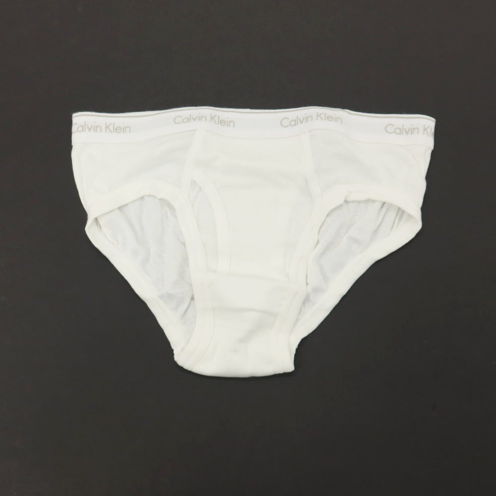 【中古】【未使用】カルバンクライン Calvin Klein ローライズ ブリーフ クラシックフィット 4枚組 アンダーウェア 下着 ホワイト【サイズM】【 状態ランクS 】【 メンズ 】