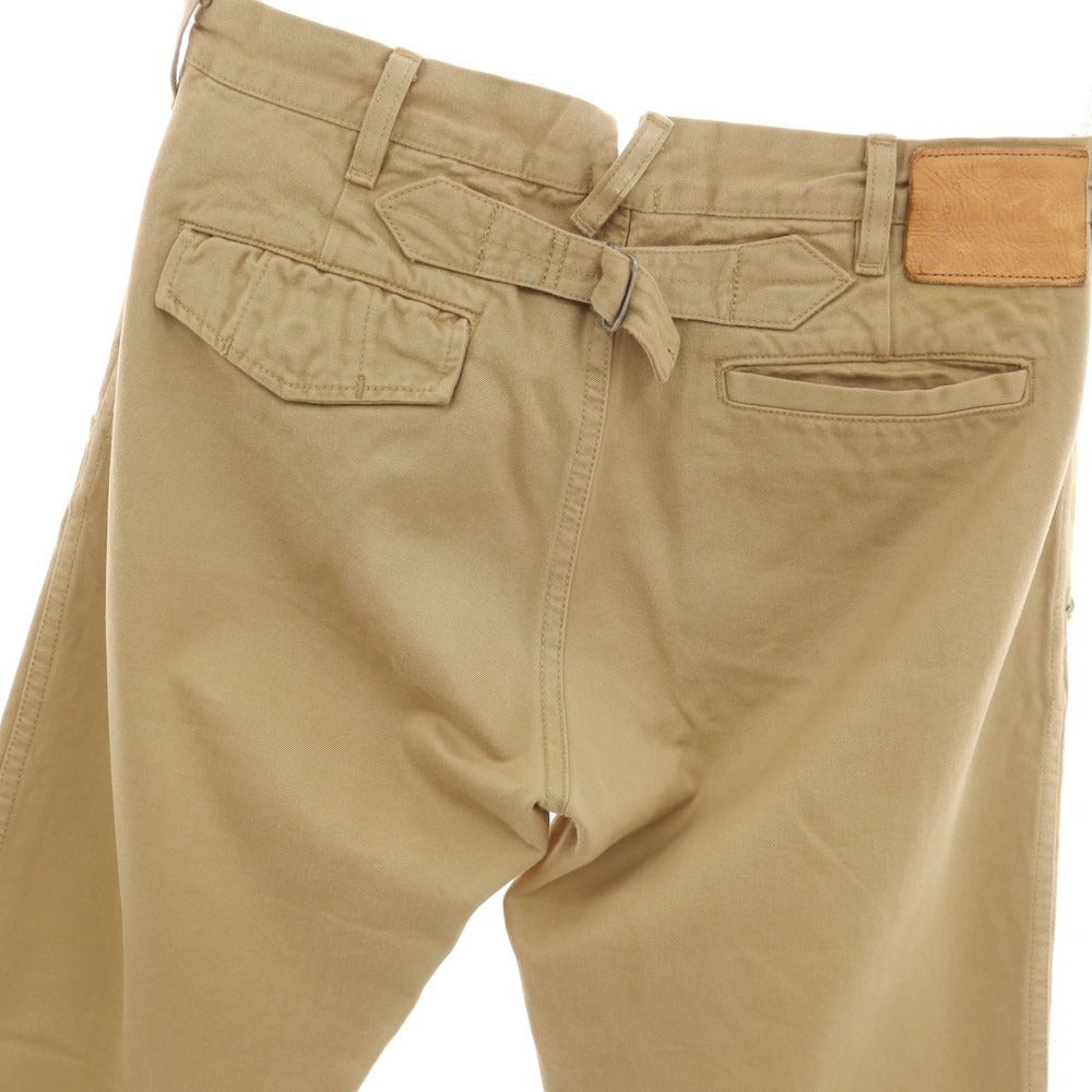 【中古】ミントデニム Mynt Denim コットン チノパンツ ベージュ【サイズ30】【 状態ランクB 】【 メンズ 】