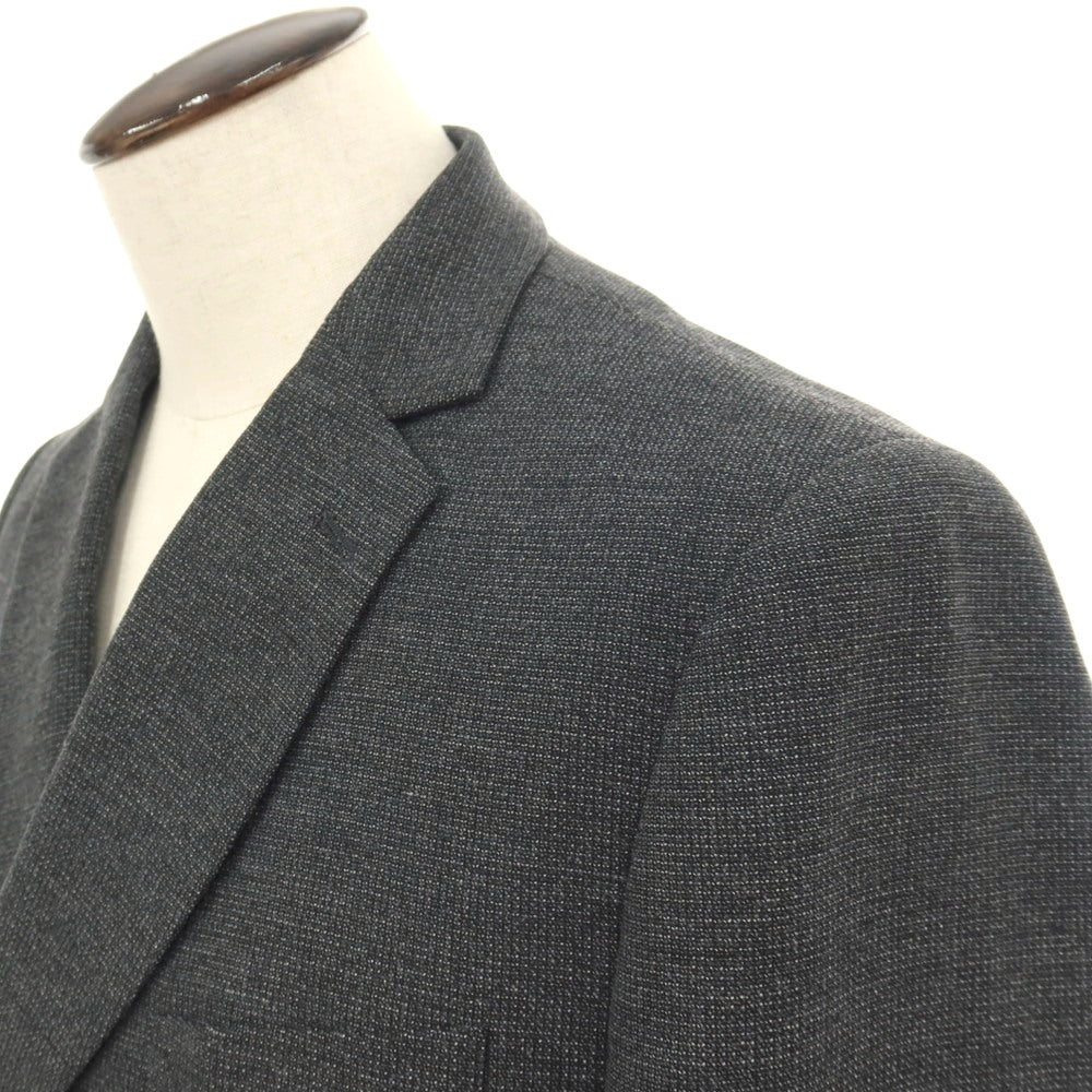 【新品】ガウディ GAUDI ポリエステルレーヨンポリウレタン ダブル6B テーラードジャケット ダークグレー【サイズ50】【 状態ランクN 】【 メンズ 】