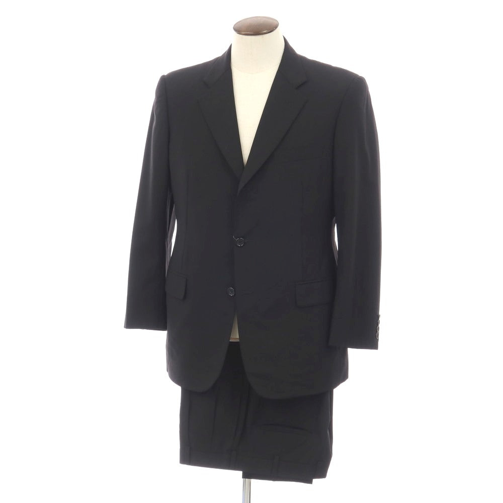 【中古】ブルックスブラザーズ Brooks Brothers ウール 3つボタンスーツ ブラック【サイズ40REG/34W】【 状態ランクC 】【 メンズ 】