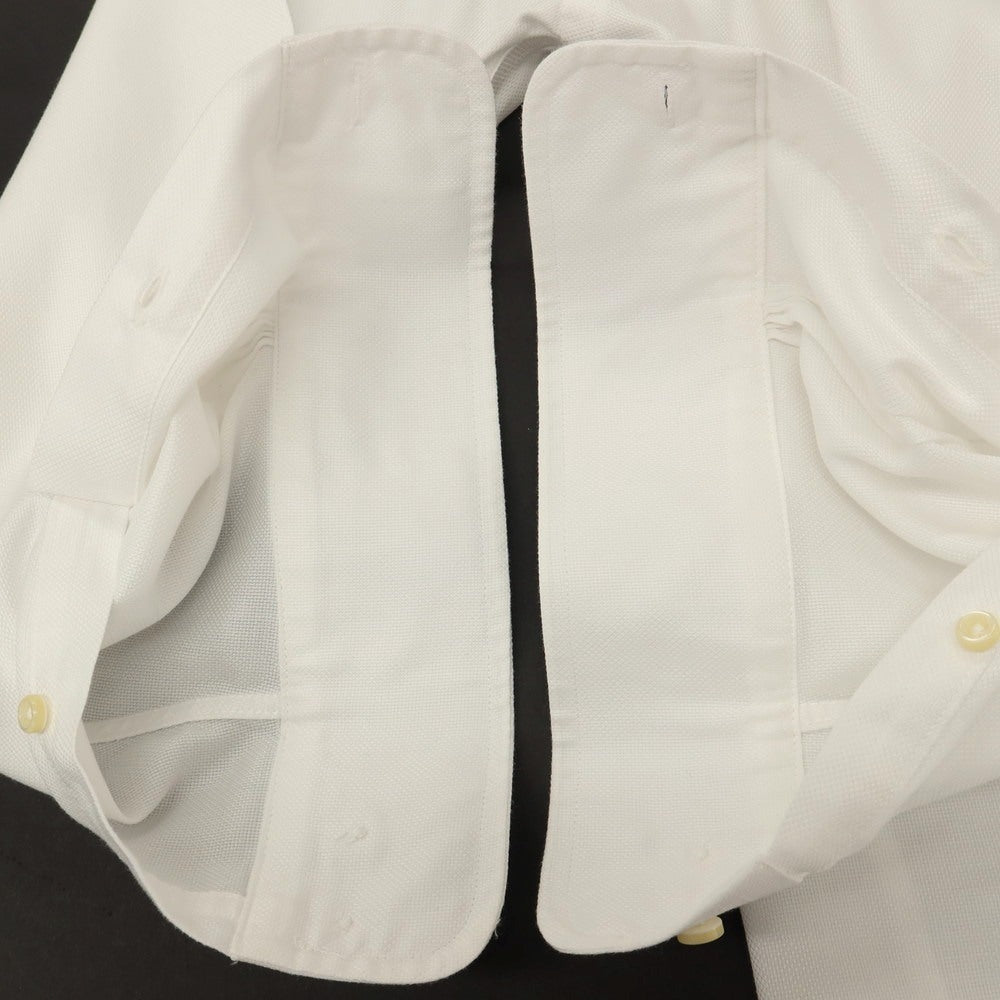 【中古】ブルックスブラザーズ Brooks Brothers コットン レギュラーカラー ドレスシャツ ホワイト【サイズ15.5】【 状態ランクC 】【 メンズ 】