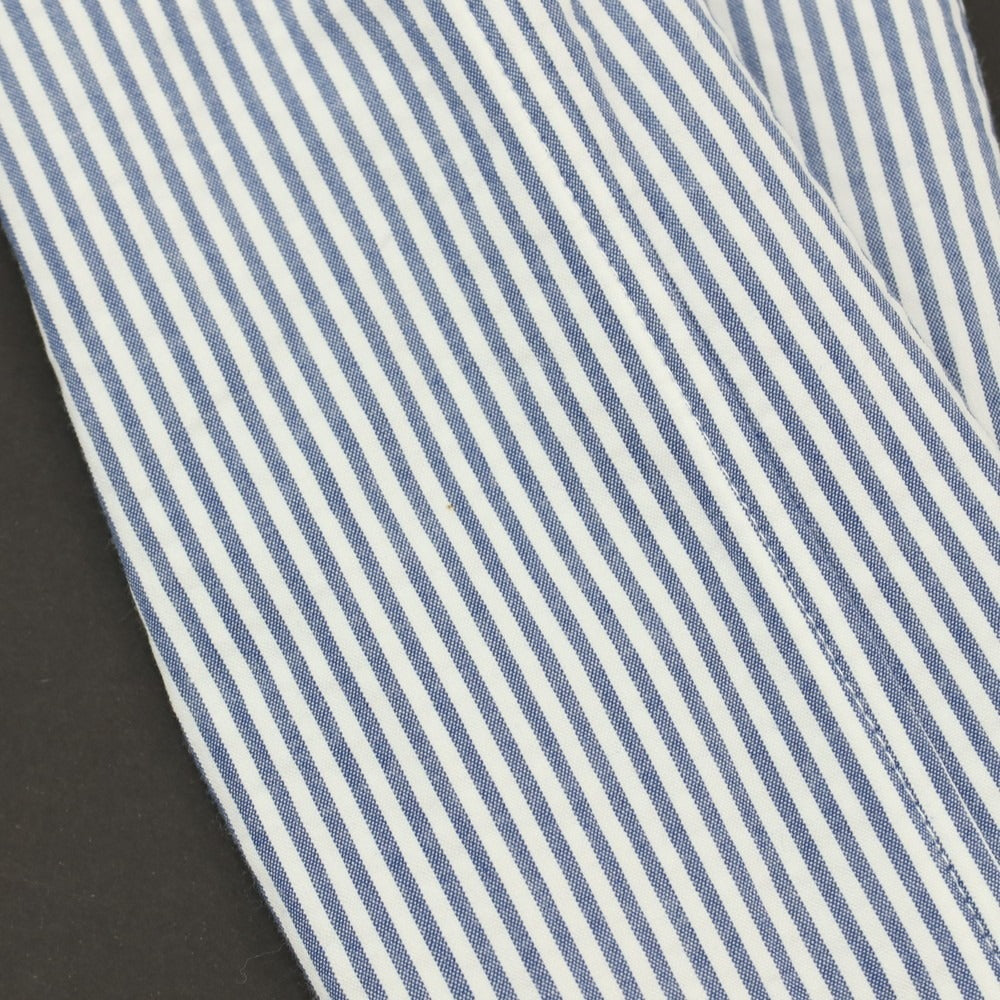 【中古】【未使用】ラルディーニ LARDINI コットン サッカー ストライプ 2B カジュアルジャケット ライトネイビーxホワイト【サイズXS】【 状態ランクS 】【 メンズ 】