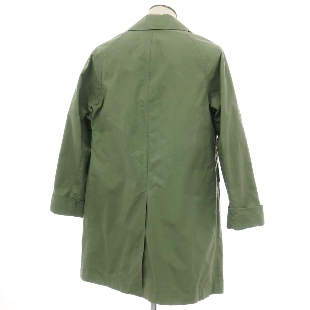 【新品】カルロ ピオンボ CARLO PIOMBO TRENCHD5 ワックスコットン スプリングコート セージグリーン系【サイズ50】【 状態ランクN 】【 メンズ 】