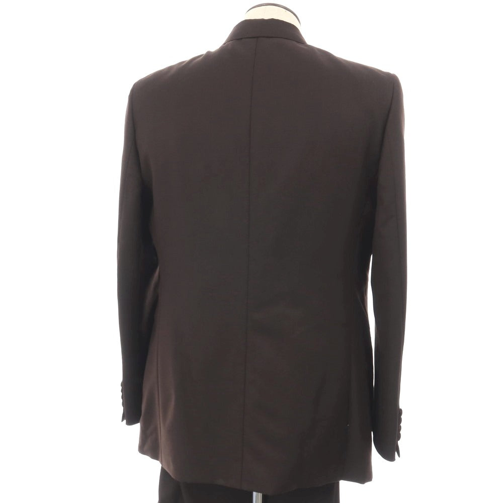 【中古】【未使用】ブリオーニ Brioni ウールモヘヤ タキシード フォーマルスーツ ダークブラウン【サイズ54 R】【 状態ランクS 】【 メンズ 】