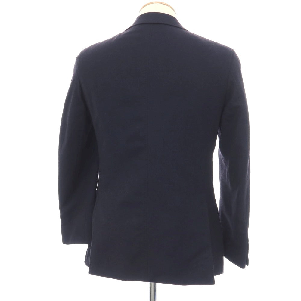 【中古】アザブテーラー azabu tailor ウール 3つボタン テーラードジャケット ネイビー【サイズ40】【 状態ランクC 】【 メンズ 】