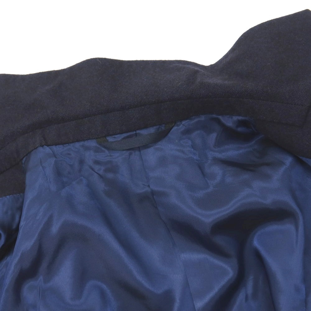 【中古】アザブテーラー azabu tailor ウール 3つボタン テーラードジャケット ネイビー【サイズ40】【 状態ランクC 】【 メンズ 】