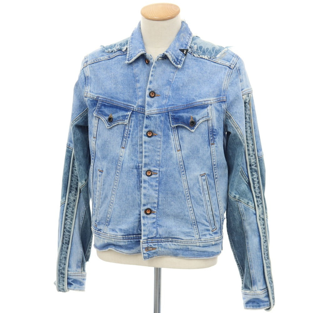 【中古】デンハム DENHAM × ATELIER RESERVE コットンポリウレタン Gジャン デニムジャケット ライトブルー【サイズXS】【メンズ】 中古】デンハム DENHAM × ATELIER RESERVE コットンポリウレタン G