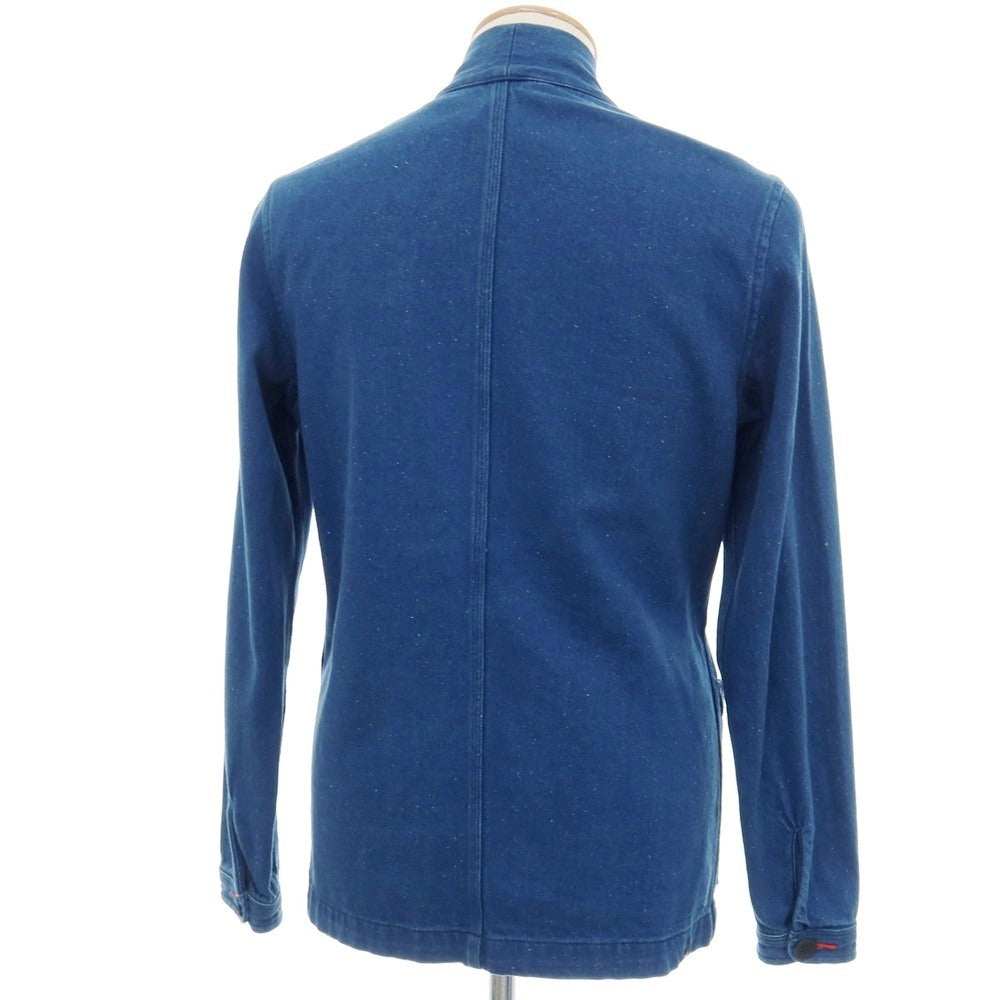 【中古】デンハム DENHAM コットン ジャケット ブルー【サイズXS】【 状態ランクB 】【 メンズ 】
