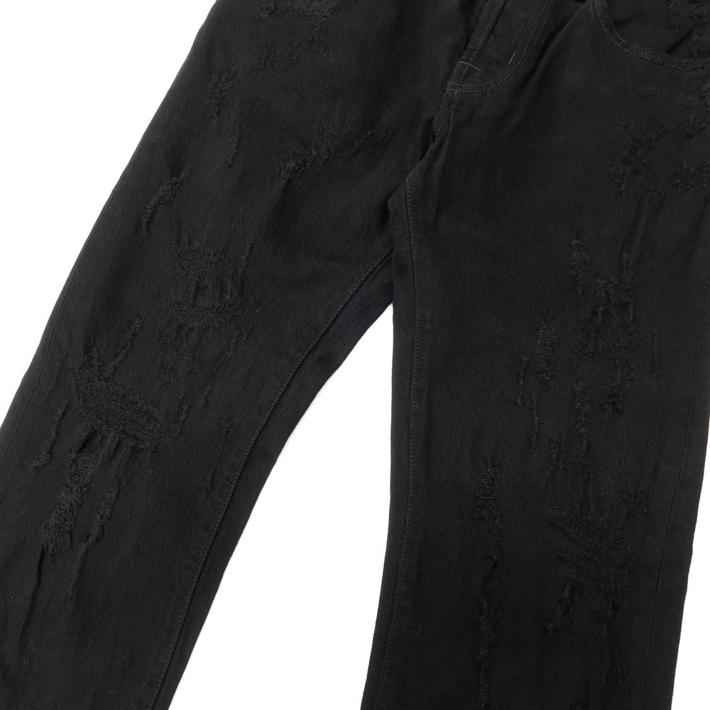 【中古】【未使用】ヤコブコーエン JACOB COHEN NICK ダメージ加工 ストレッチ コットン デニムパンツ ブラック【サイズ28】【 状態ランクS 】【 メンズ 】