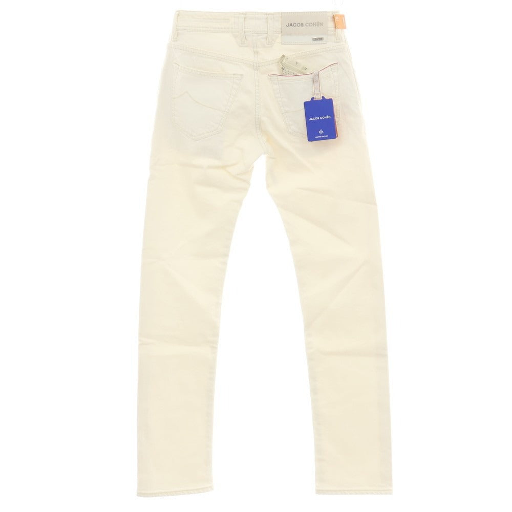 【中古】【未使用】ヤコブコーエン JACOB COHEN NICK LTD LIMITED EDITION コットンポリウレタン デニムパンツ ホワイト【サイズ28】【 状態ランクS 】【 メンズ 】