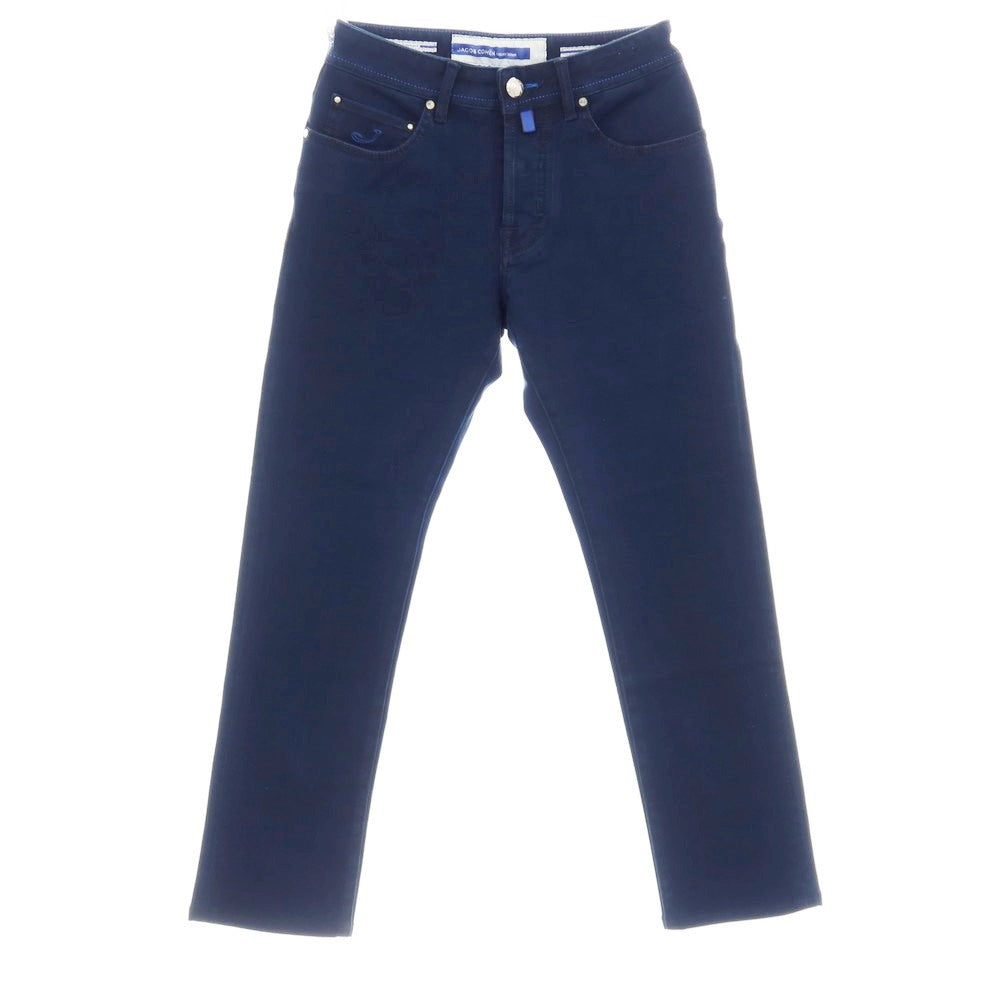 【中古】【未使用】ヤコブコーエン JACOB COHEN BARD ストレッチ コットンモダールポリエステル デニムパンツ ネイビー【サイズ28】【 状態ランクS 】【 メンズ 】