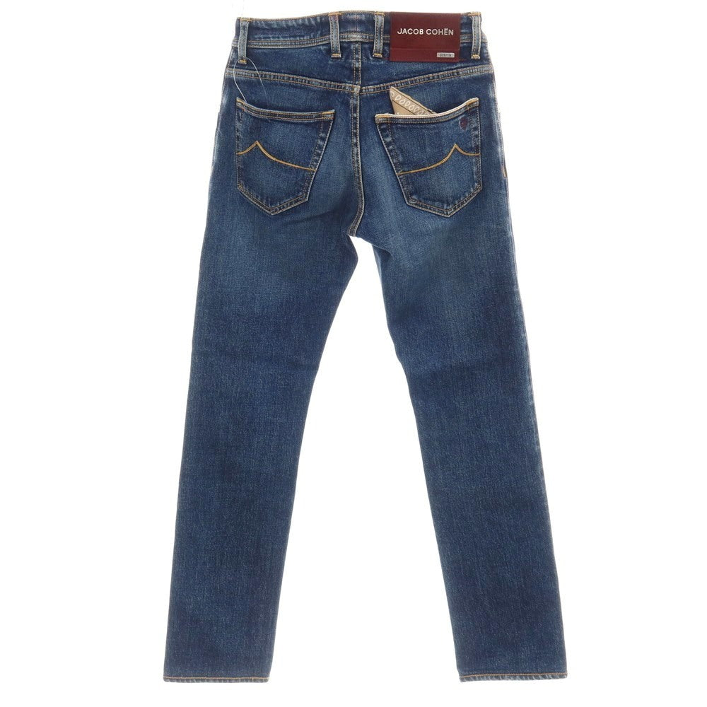 【中古】ヤコブコーエン JACOB COHEN NICK LTD LIMITED EDITION ストレッチ コットン デニムパンツ ジーンズ ネイビー【サイズ28】【 状態ランクB 】【 メンズ 】