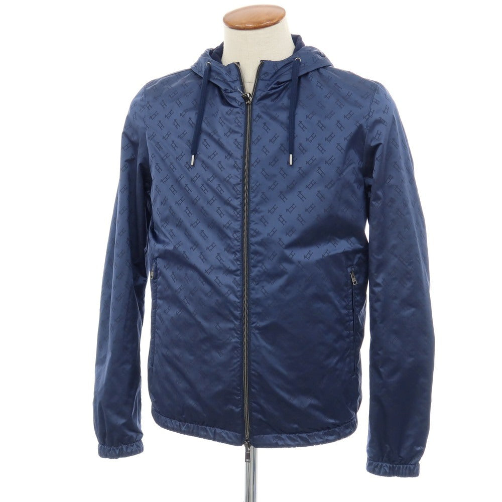 中古】ヘルノ Herno リバーシブル モノグラム柄ジャカード＆ストレッチ