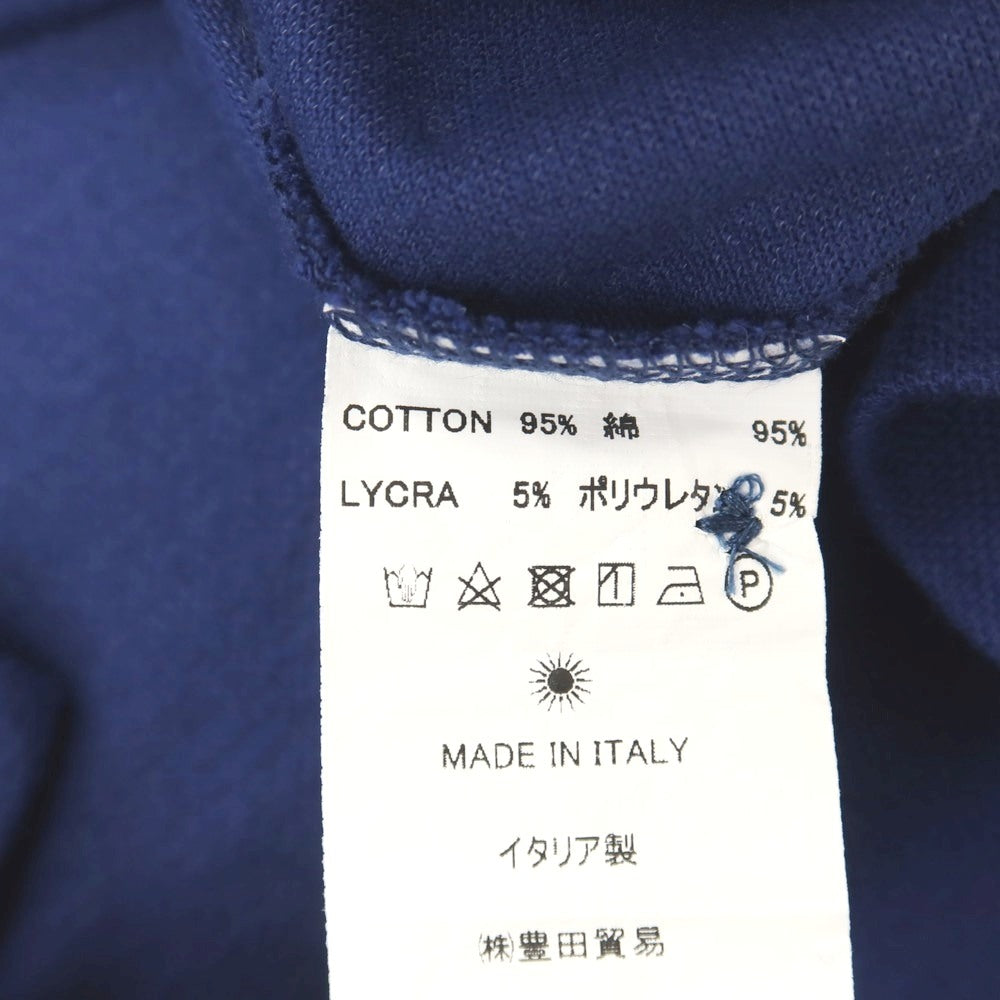 【中古】ジャンネット giannetto コットンポリウレタン 半袖ポロシャツ ロイヤルブルー【サイズM】【 状態ランクB 】【 メンズ 】