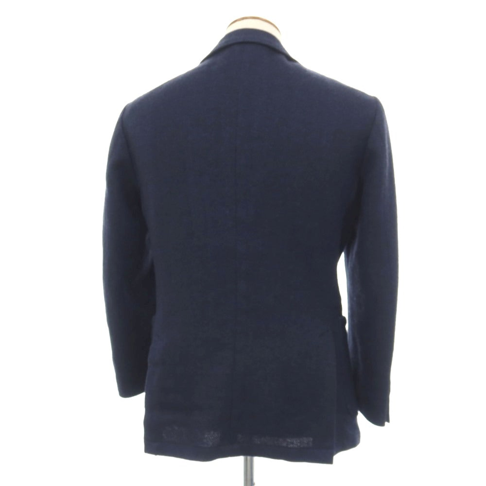 【中古】リングヂャケット RING JACKET New Balloon ウール 3B テーラードジャケット ネイビー【サイズ48】【 状態ランクC 】【 メンズ 】