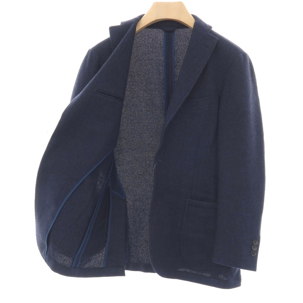 【中古】リングヂャケット RING JACKET New Balloon ウール 3B テーラードジャケット ネイビー【サイズ48】【 状態ランクC 】【 メンズ 】